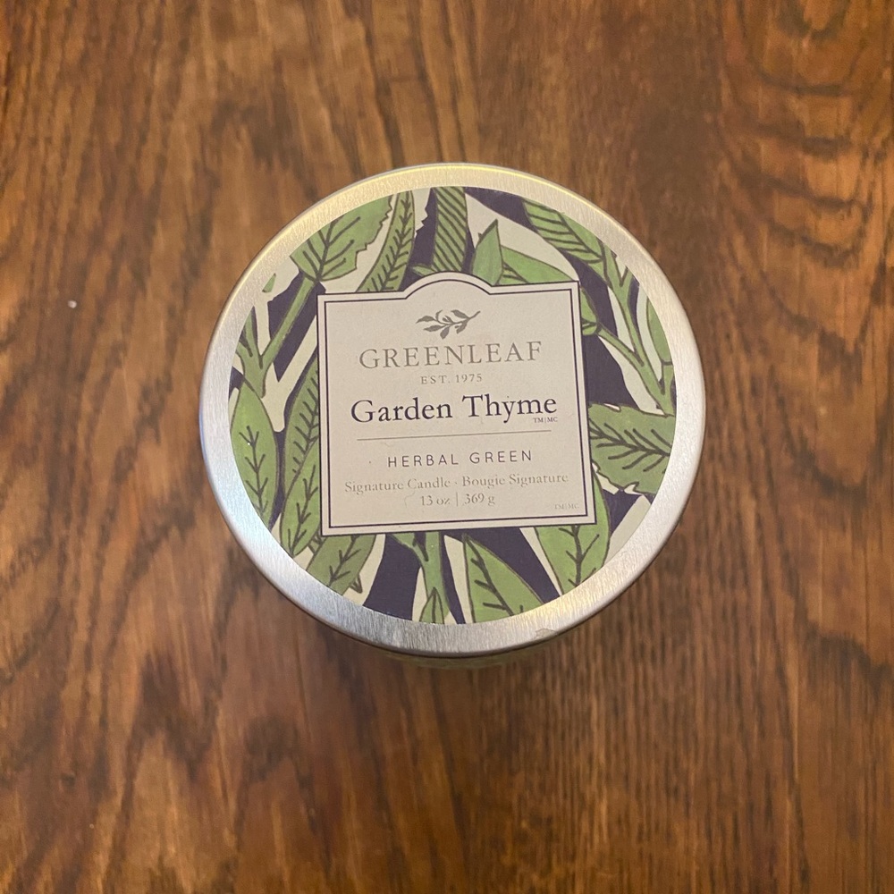 New Greenleaf Garden Thyme candle - Picture 3 of 6